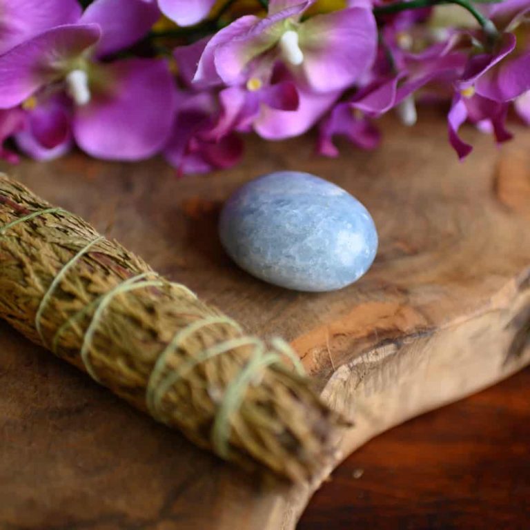 Jumbo Edelsteen Blauwe Calciet Groot - Afbeelding 3