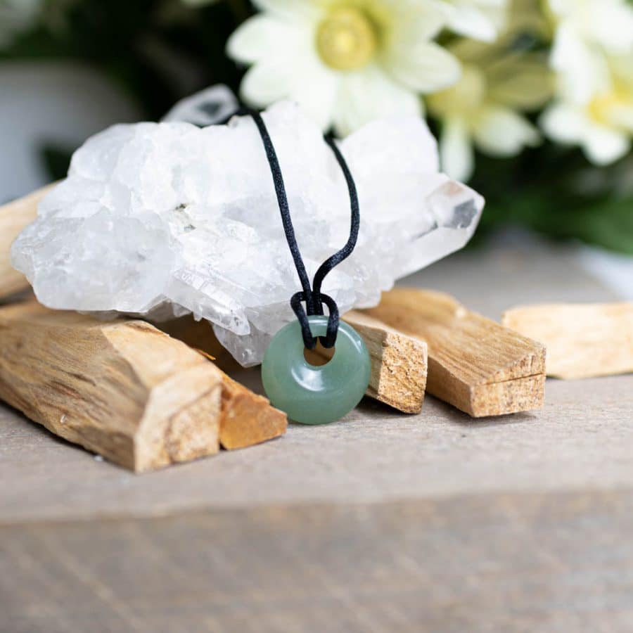 Edelsteen Donut Groene Aventurijn (20 mm) - Afbeelding 4