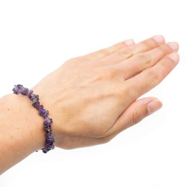 Edelsteen Splitarmband Amethist - Afbeelding 2
