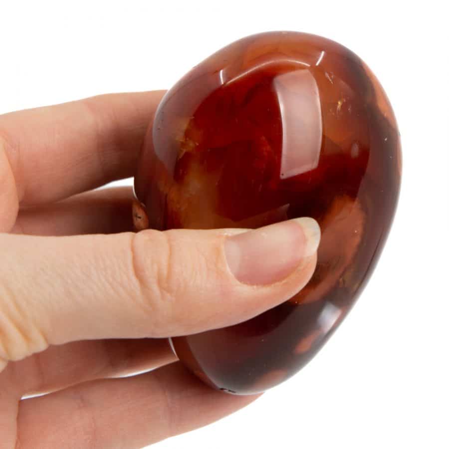 Jumbo Edelsteen Rode Agaat (60 - 80 mm) - Afbeelding 2