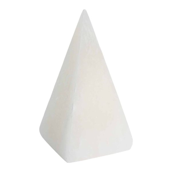 Edelsteen Seleniet Piramide | 10 cm