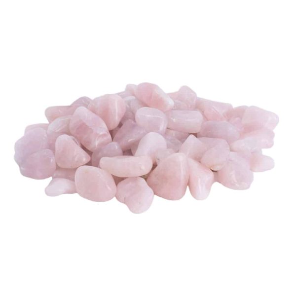Edelsteen Rozenkwarts Trommelstenen AA Kwaliteit | 1000 gram