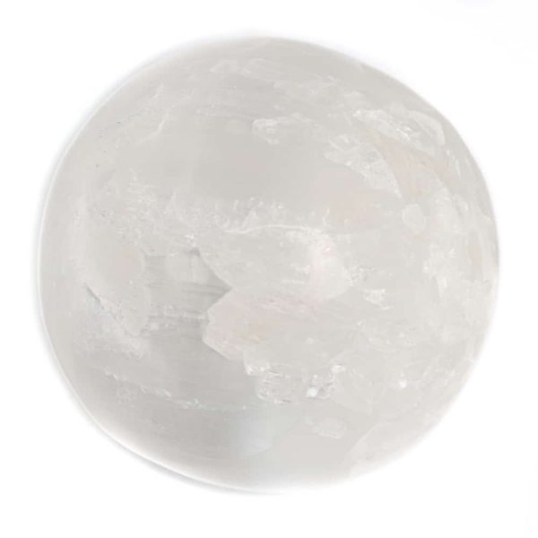 Edelstenen Bol van Seleniet (30 - 40 mm)