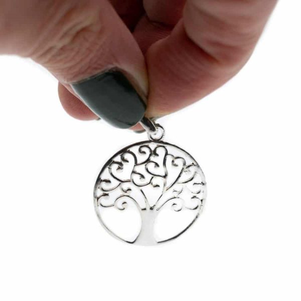 Hanger Tree of Life 925 Zilver (20 mm) - Afbeelding 2