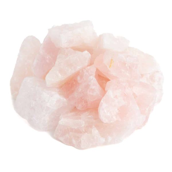 Ruwe Rozenkwarts Edelsteen 2 | 8 cm (1000 gram)