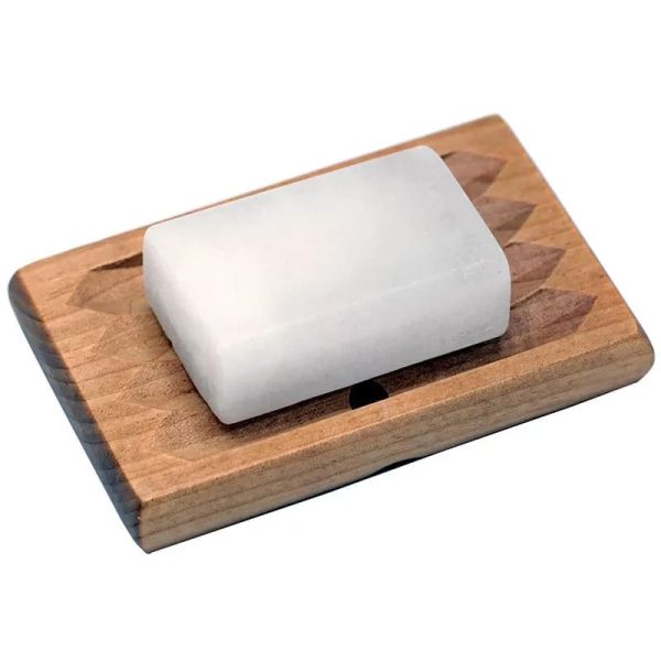 Wellness Zeephouder hout | 10.5x6.5x1 cm
