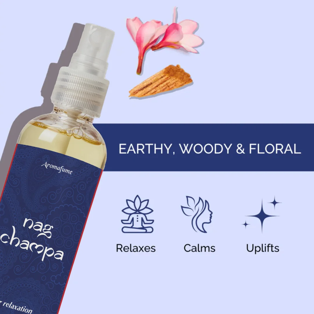 Luchtverfrisser Spray | Aromafume Nag Champa 100 ml - Afbeelding 6