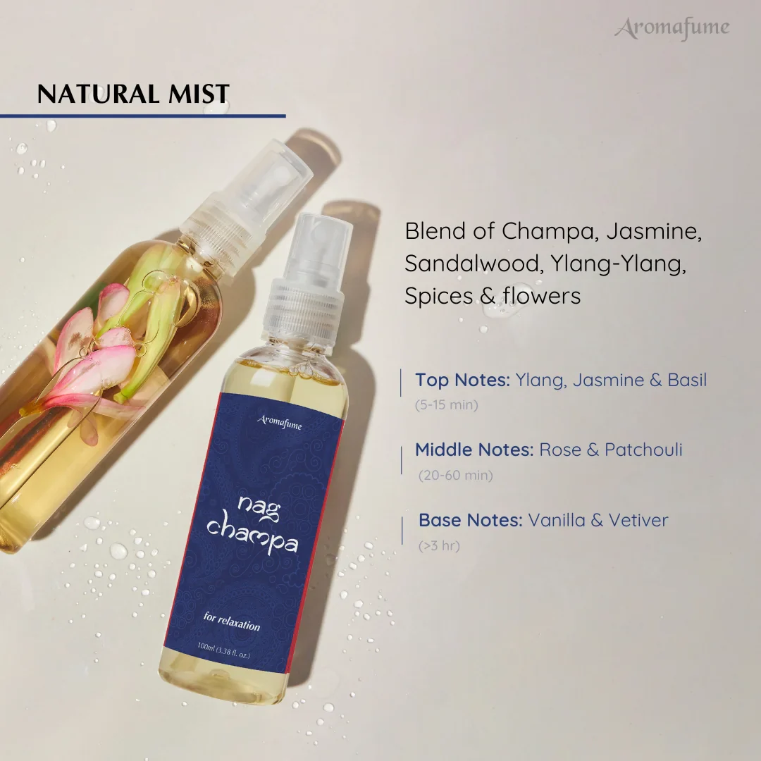 Luchtverfrisser Spray | Aromafume Nag Champa 100 ml - Afbeelding 5