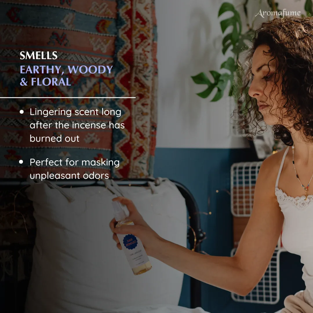 Luchtverfrisser Spray | Aromafume Nag Champa 100 ml - Afbeelding 4