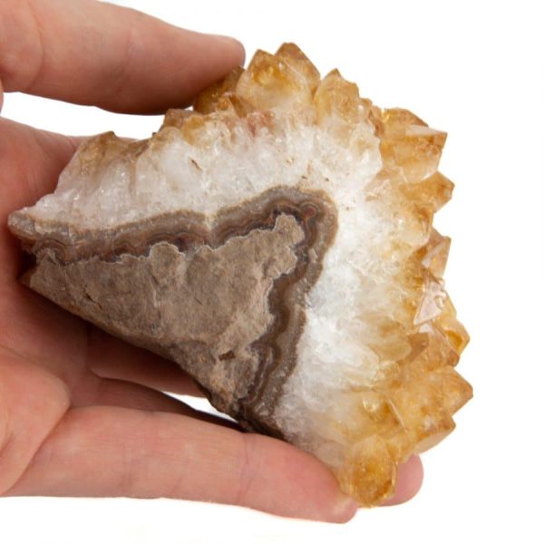 Ruwe Citrien Edelsteen Cluster 6 | 8 cm - Afbeelding 3