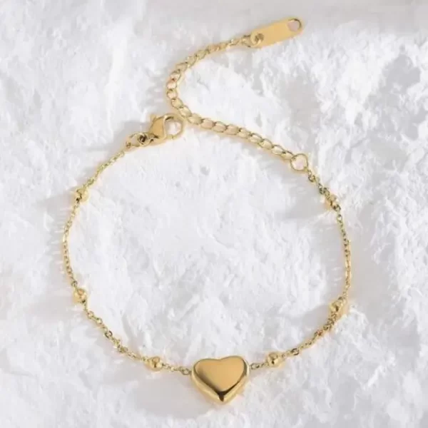 Armband Hart Gold Plated - Afbeelding 3
