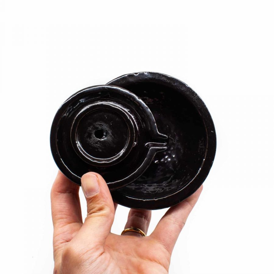 Backflow Wierook Houder Waterval Plateau Keramiek (12.5 cm) - Afbeelding 4