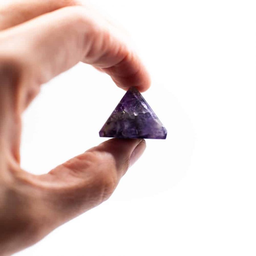 Edelsteen Piramide Amethist | 25 mm - Afbeelding 3