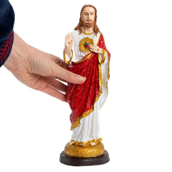 Beeld van Heilig Hart Jezus Christus (30 cm) - Afbeelding 4