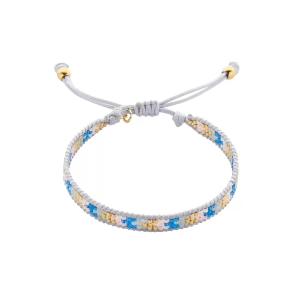 Armband Geweven Summer Blauw