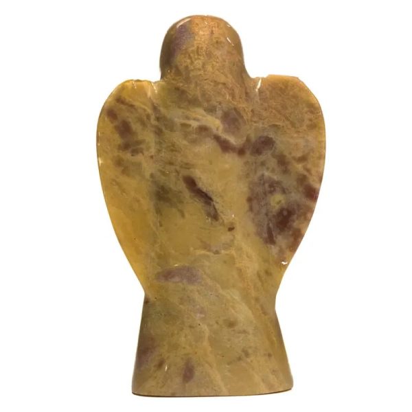 Engelbeeldje zeepsteen naturel | 472 g; 12.5 cm - Afbeelding 3