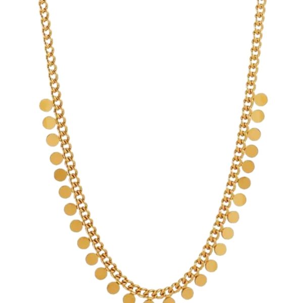 Ketting Cirkel Gold Plated