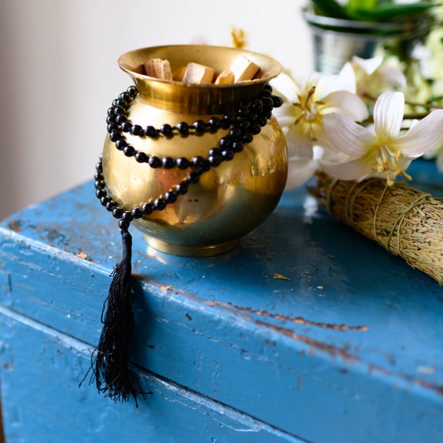 Edelstenen Mala Zwarte Tourmalijn | 108 kralen - Afbeelding 2