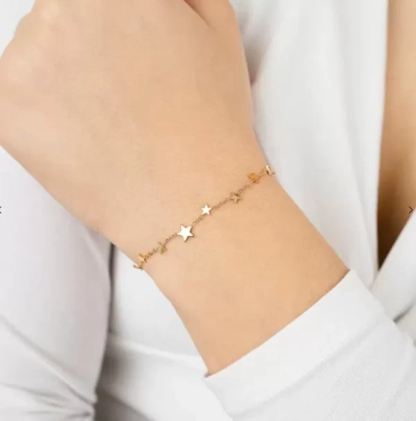 Armband Sterren Gold Plated - Afbeelding 2