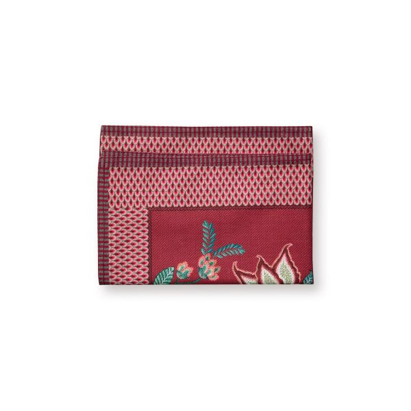 Flower Festival Tafelloper Donkerroze Pink 50 x 150 - Afbeelding 3