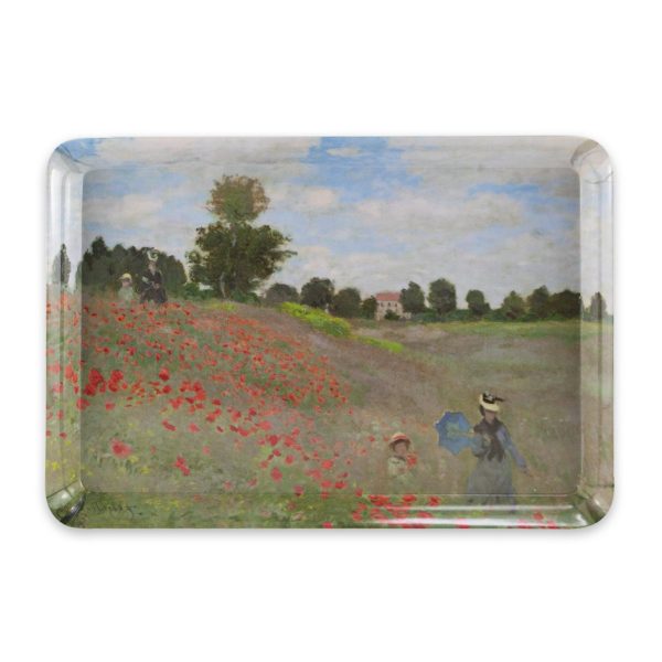 Mini Dienblad | Monet Field with Poppies