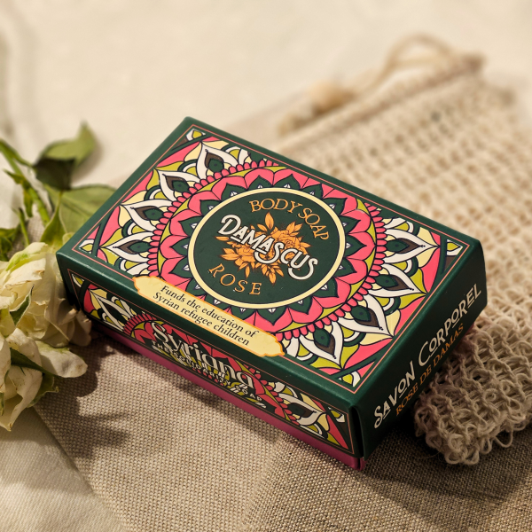 Orient Scent Aleppo Soap, Olive & Laurel 100% profit donated Damascus (Damascus Rose) - Afbeelding 2