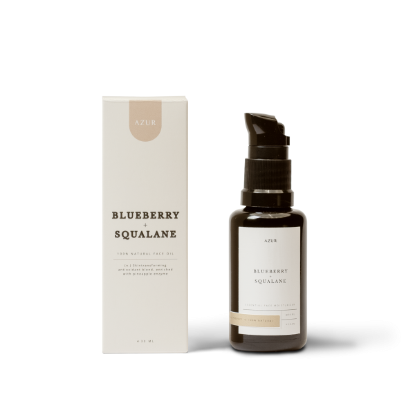 SQUALANE + BLUEBERRY face oil | 100% Natural | Cruelty|free