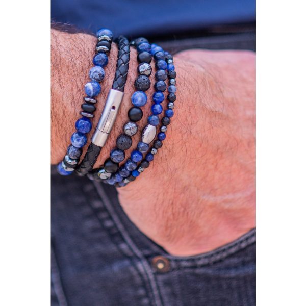 Empat mix blue and black 18 cm wrist size (M) - Afbeelding 3