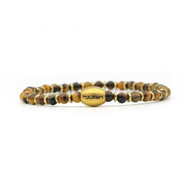 Empat dua tijgeroog 16 cm wrist size (XS|Ladies), Gold - Afbeelding 2