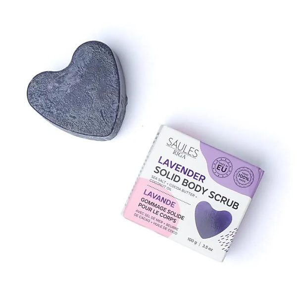 Natuurlijke scrub zeep lavendel | 100g