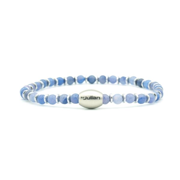 Empat dua blauwe kwarts 16 cm wrist size (XS|Ladies), Gold - Afbeelding 4