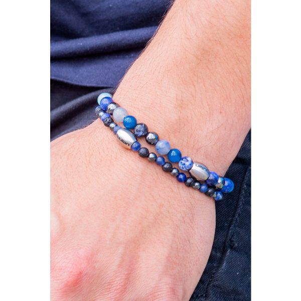 Empat mix blue and black 18 cm wrist size (M) - Afbeelding 4