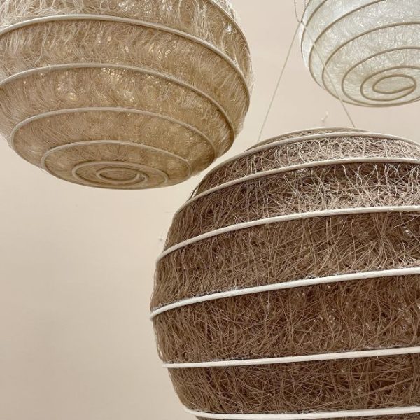Lampion Bruin | 20 cm - Afbeelding 2