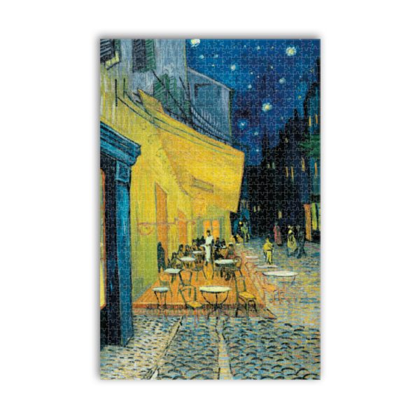 Legpuzzel 1000 stukjes – Van Gogh Café Terrace at Night - Afbeelding 2