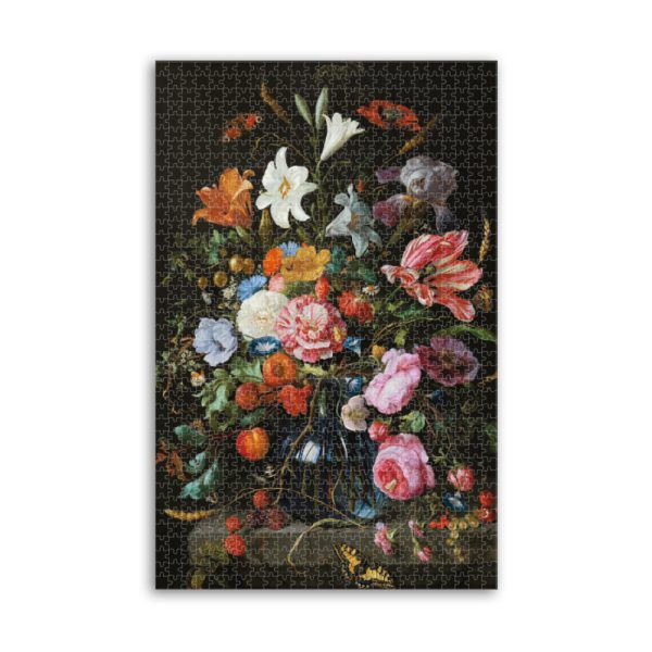 Legpuzzel 1000 stukjes – De Heem Flower Still Life - Afbeelding 2