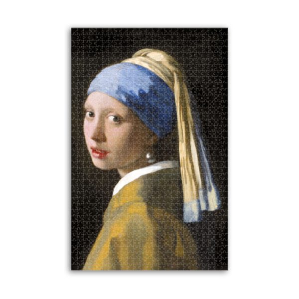 Legpuzzel 1000 stukjes – Vermeer Girl with a Pearl Earring - Afbeelding 2