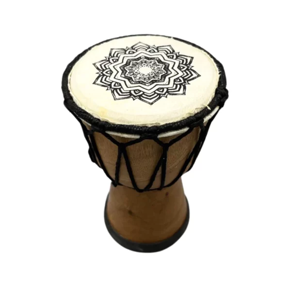 Handgemaakte Djembé|Trommel met Brede Bovenkant | 15 cm