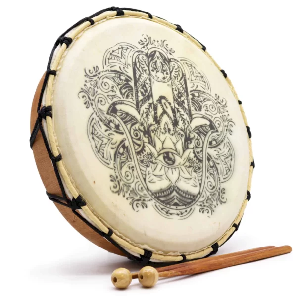 Hamsa Sjamanistische Trommel met Twee Stokken | 30