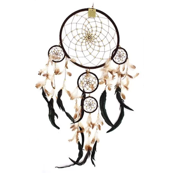 Bali Dreamcatchers | XLarge Round | Creme / Koffie