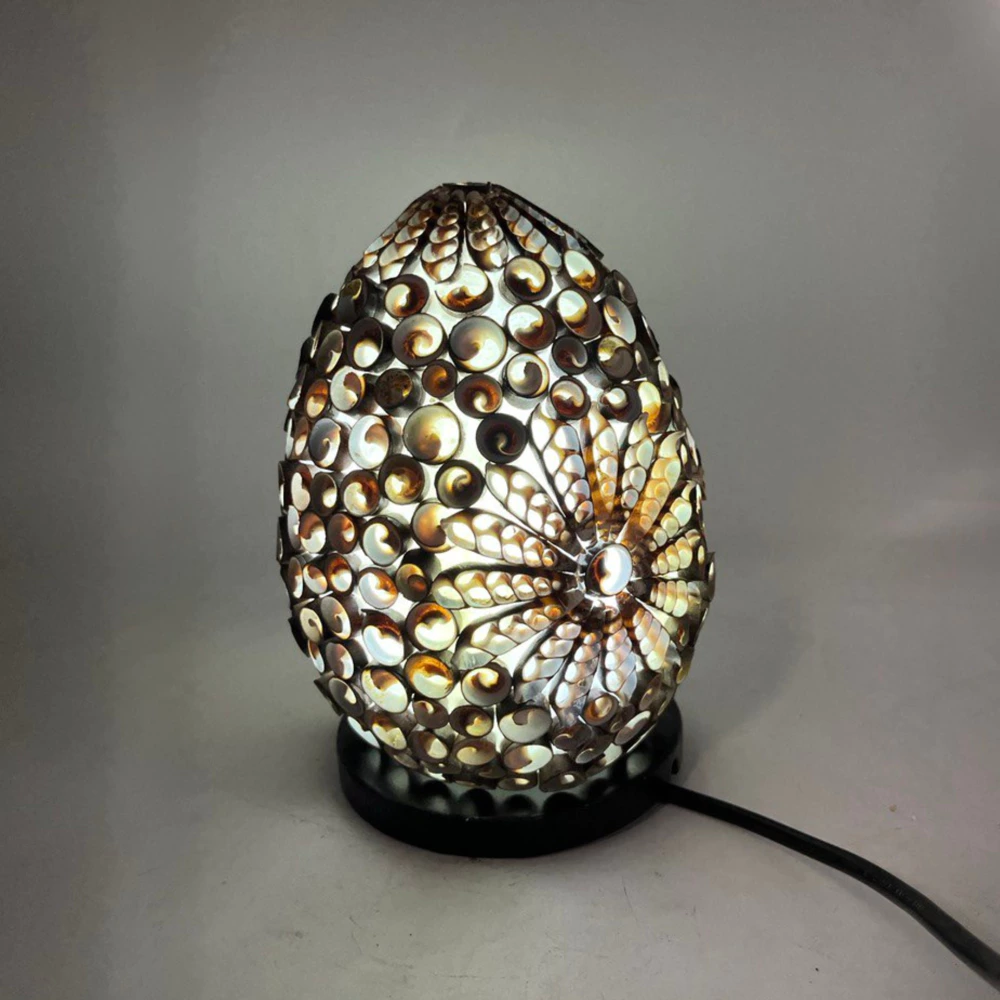 Boho Zeevruchten Lamp | Chocolade Twist Ovaal | 15 - Afbeelding 2