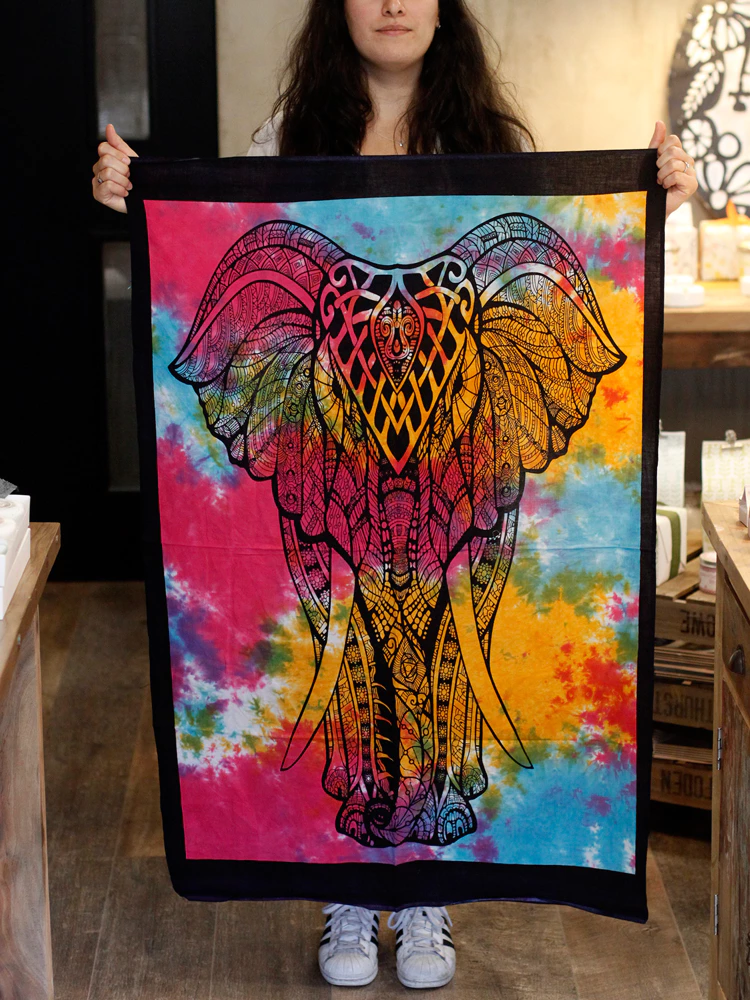 Katoenen Wand Dekoratie Doeken | Olifant - Afbeelding 2