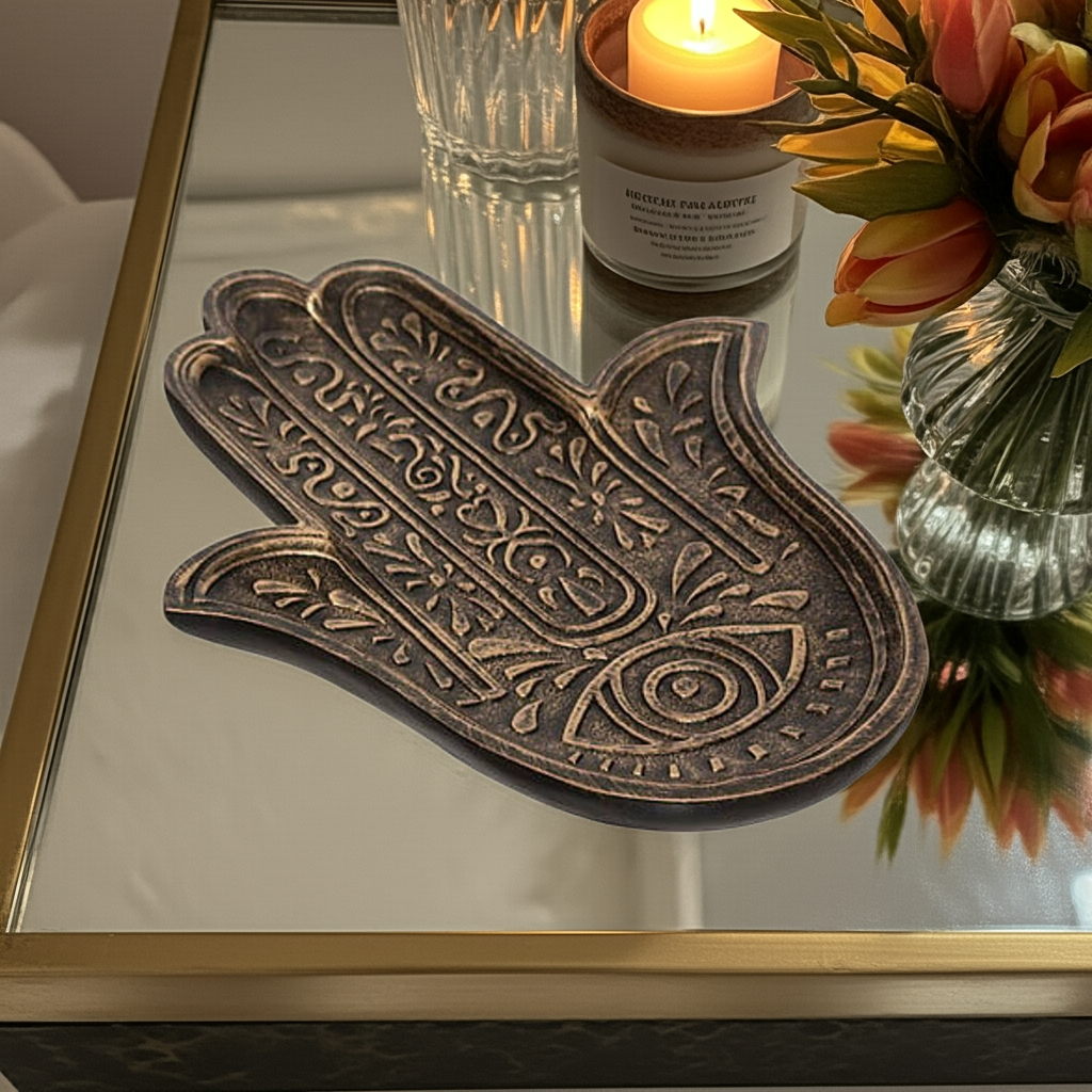 Hamsa Goudbruin | Mini Dienblad - Afbeelding 2