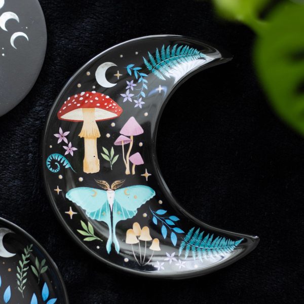 Sieradenschaaltje | Crescent Moon Dark Forest - Afbeelding 2