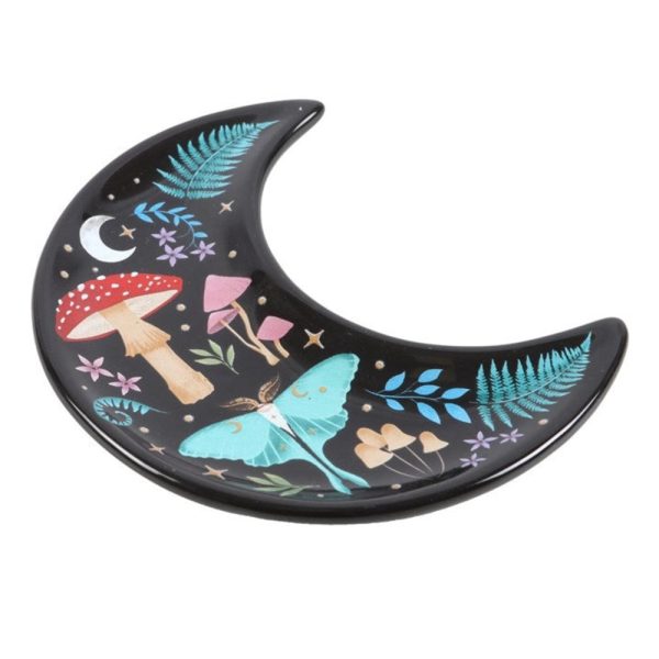 Sieradenschaaltje | Crescent Moon Dark Forest - Afbeelding 3
