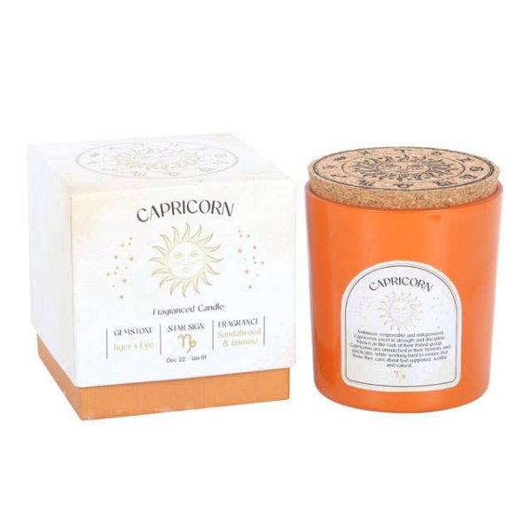 Edelsteenkaars | Capricorn Sandalwood & Jasmine