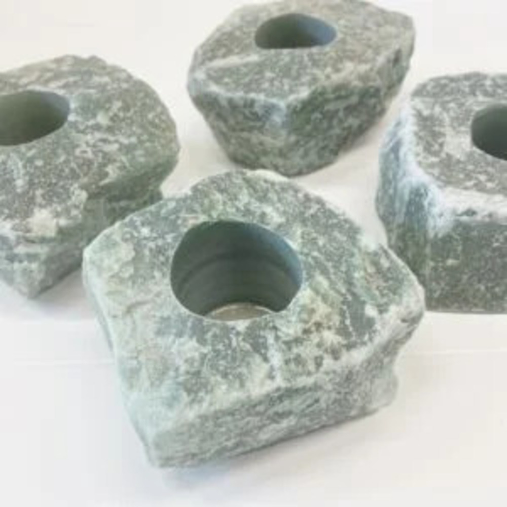 Waxinelichthouder | Aventurijn Ruw - Afbeelding 2