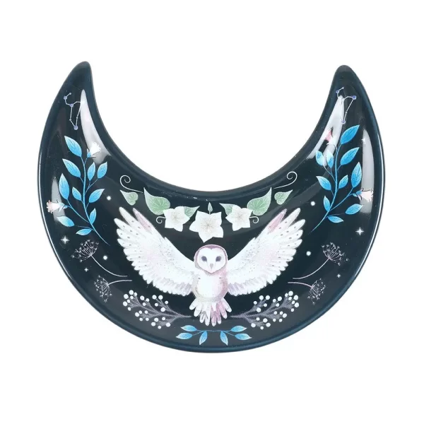 Sieradenschaaltje | Crescent Moon Uil
