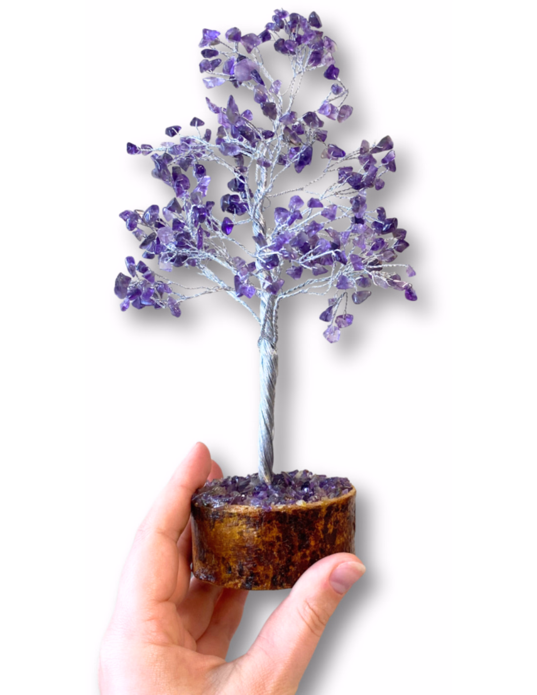 Edelsteen Boompje | Amethist 23 cm - Afbeelding 2