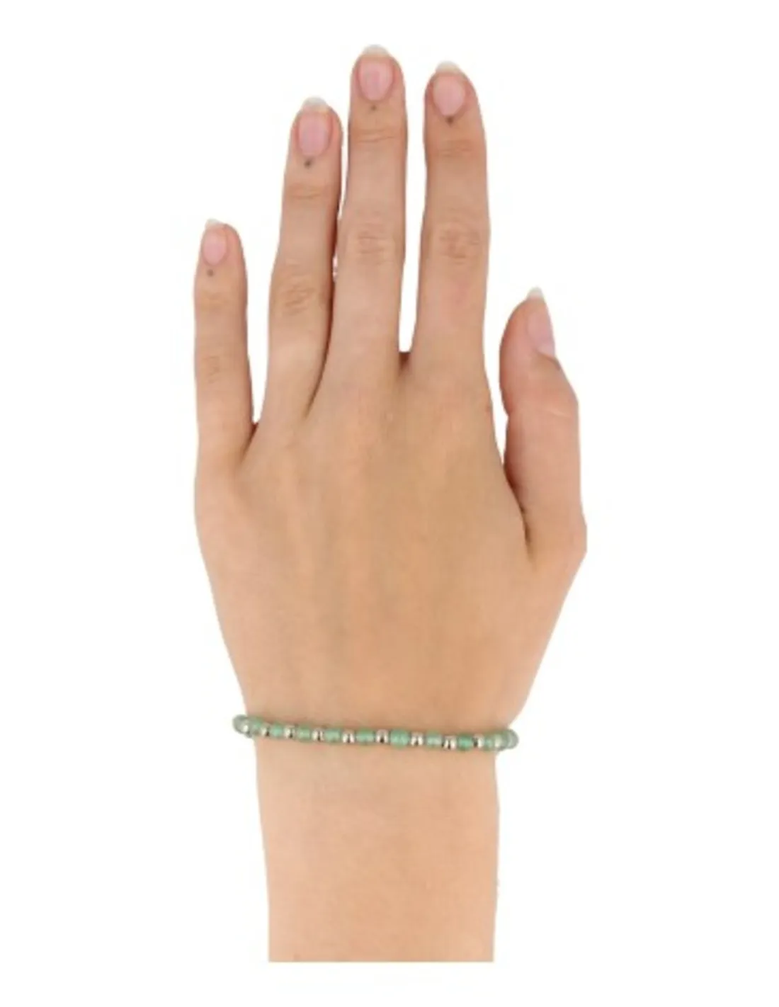 Armband | Aventurijn Groen Ibiza Love 4 mm
