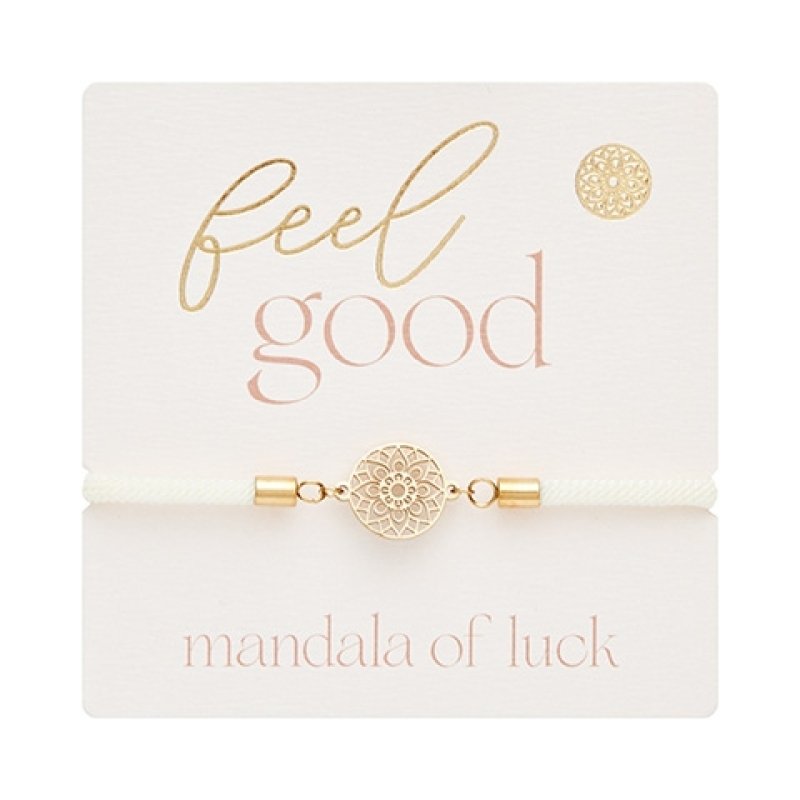 Armband | Feel Good Mandala | Goud - Afbeelding 3